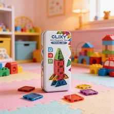 Seyahat Boy Mini Manyetik Bloklar 32 Parça Travel Set