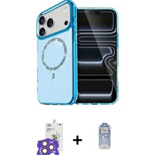 DS LLC Ieg™ iPhone 17 Pro Max Kılıf Kıvılcım Form Prime - Siyah Joko Magic 5d Cam + Turuncu Bilvis T