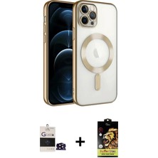 DS LLC Ieg™ iPhone 14 Pro Max Kılıf Nova Işık Özel Seri - Siyah Buffer Cam Ekran Koruyucu + Siyah Bi