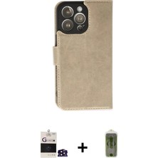 DS LLC Ieg™ iPhone 14 Pro Max Kılıf Siluet Işık Serisi - Siyah Joko Magic 5d Hayalet Cam + Derin Mor