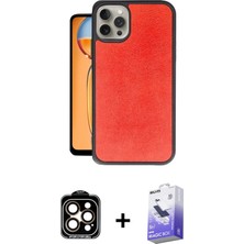 DS LLC Ieg™ iPhone 15 Pro Max Kılıf Kıvılcım Işık Serisi - Siyah Bilvis 5in1 5d Magic Hayalet Cam