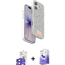 DS LLC Ieg™ iPhone 17 Kılıf Vadi Klasik Serisi - Siyah Bilvis 5in1 5d Magic Hayalet Cam Ekran Koruyucu