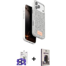 DS LLC Ieg™ iPhone 17 Pro Max Kılıf Vadi Klasik Serisi - Siyah Bilvis Hayalet Cam Ekran Koruyucu + Laci