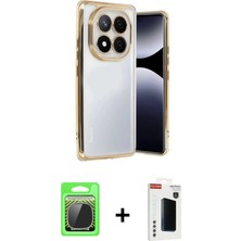 DS LLC Ieg™ Redmi Note 14 Pro Plus Kılıf Vadi Minimal - Siyah Hayalet Polymer Nano Ekran Koruyucu + Gü