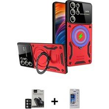 DS LLC Ieg™ Galaxy S24 Ultra Kılıf Kıvılcım Modern Serisi - Siyah Durable Full Glue Curved Cam + Der