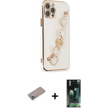 DS LLC Ieg™ iPhone 12 Pro Max Kılıf Nova Işık Prime - Şeffaf 360 Full Body Arka Koruyucu + Sierra Bl