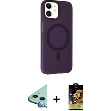 DS LLC Ieg™ iPhone 11 Kılıf Çekirdek Modern Prime - Siyah Buffer Cam Ekran Koruyucu + Mavi Raze Metal