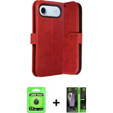 DS LLC Ieg™ iPhone 17 Air Kılıf Siluet Işık Serisi - Şeffaf 360 Full Body Arka Koruyucu + Siyah Raze