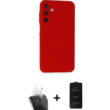 DS LLC Ieg™ Galaxy A55 5g Kılıf Ahenk Serisi - Siyah 6d Antistatik Mat Seramik Hayalet Nano Ekran Koruy