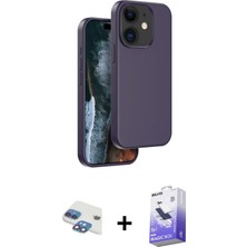 DS LLC Ieg™ iPhone 11 Kılıf Kıvılcım Çizgi Serisi - Siyah Bilvis 5in1 5d Magic Hayalet Cam Ekran Ko