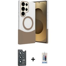 DS LLC Ieg™ Galaxy S25 Ultra Kılıf Kozmos Form Özel Seri - Siyah Joko Magic 5d Cam + Lacivert Bilvis T