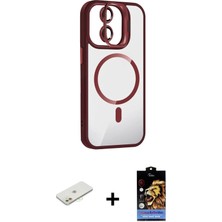 DS LLC Ieg™ iPhone 11 Kılıf Yadigar Asil Koleksiyonu - Siyah Buffer Hayalet Cam Ekran Koruyucu + Turunc