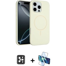 DS LLC Ieg™ iPhone 16 Pro Max Kılıf Yankı Form Serisi - Siyah 3D Antistatik Seramik Nano Ekran Koruyuc