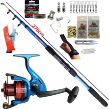 Piranha Travel 270CM 50-150GR Oslo 3000 Kıyı Tele Spin Olta Takımı Seti