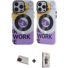 DS LLC Ieg™ iPhone 13 Pro Max Kılıf Nova Doku Koleksiyonu - Siyah Bilvis 3D Cam Ekran Koruyucu + Kırm�