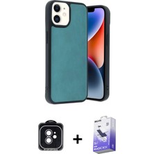DS LLC Ieg™ iPhone 11 Kılıf Kıvılcım Işık Serisi - Siyah Bilvis 5in1 5d Magic Hayalet Cam Ekran Ko