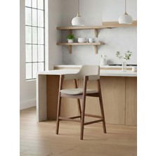 Gazzini Furniture Vector Ahşap Bar Sandalyesi