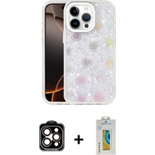 DS LLC Ieg™ iPhone 15 Pro Max Kılıf Odak Prime - Siyah Polymer Nano Ekran Koruyucu + Turuncu Pvd Metal