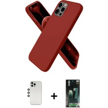 DS LLC Ieg™ iPhone 12 Pro Kılıf Kozmos Yansıma Özel Seri - Şeffaf 360 Full Body Arka Koruyucu + Güm