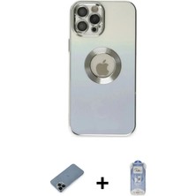 DS LLC Ieg™ iPhone 12 Pro Max Kılıf Kutup Yansıma Özel Seri - Siyah Joko Magic 5d Cam + Siyah Shine K