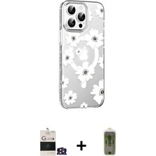 DS LLC Ieg™ iPhone 14 Pro Max Kılıf Yörünge Işık Prime - Siyah Joko Magic 5d Hayalet Cam + Gold Bil