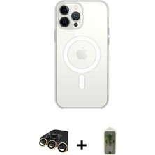 DS LLC Ieg™ iPhone 14 Pro Kılıf Ahenk Yansıma Prime - Siyah Joko Magic 5d Hayalet Cam + Gold Raze Meta