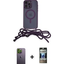 DS LLC Ieg™ iPhone 12 Pro Kılıf Eksen Özel Seri - Siyah 34D Hayalet Izgaralı Cam + Yeşil Neon Fosfor