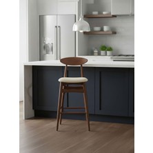 Gazzini Furniture Dora Ahşap Bar Sandalyesi