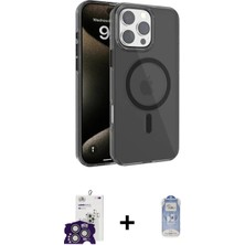 DS LLC Ieg™ iPhone 16 Pro Max Kılıf Doruk Doku Özel Seri - Siyah Joko Magic 5d Cam + Gümüş Bilvis T