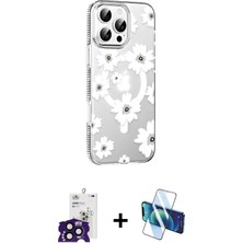 DS LLC Ieg™ iPhone 16 Pro Max Kılıf Yörünge Işık Prime - Siyah 3D Antistatik Seramik Nano Ekran Kor