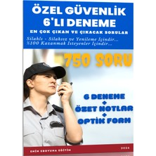 Enine Boyuna Eğitim Özel Güvenlik Deneme Seti (6’lı Deneme +Özet Ders Notları)