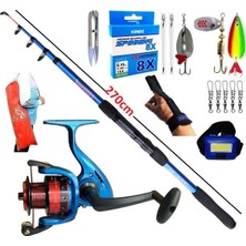 Piranha Travel 270CM 50-150GR Oslo 3000 Turna Tele Spin Olta Takımı Seti