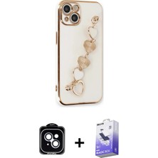 DS LLC Ieg™ iPhone 14 Kılıf Nova Işık Prime - Siyah Bilvis 5in1 5d Magic Hayalet Cam Ekran Koruyucu +