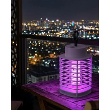 My Best Store Otomatik Akıllı Sivrisinek Öldürücü Lamba Şarjlı Uv Işıklı Sessiz Çalışma Duvara Asıl