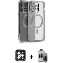 DS LLC Ieg™ iPhone 15 Pro Max Kılıf Nova Işık Özel Seri - Siyah Vanessa Magic Hayalet Cam + Siyah Pv