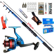 Piranha Travel 270CM 50-150GR Oslo 3000 Tele Spin Olta Takımı Seti