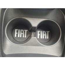 YSN Sounds Fiat Araç Bardaklık Altlığı , Fiat Şişe ve Bardak Altlığı, Fiat Logolu Oto Bardaklık Altlığı