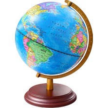 Dünyadan Hediyeler Dekoratif Işıklı Masa Üstü Dünya Küre Mavi 23X31CM ALK5260