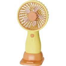 Mi7a El Tipi Mini Fan Şarjlı Vantilatör (3 Kademeli Hız Ayarı)