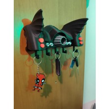 Genç 3D Batmobile Tasarımlı Duvar Anahtarlığı | Batman Temalı Anahtar Askısı