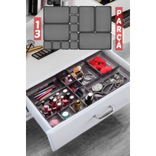PremiumPort Çekmece Içi Düzenleyici Set, 13 Parça, Pratik ve Şık Organize Edici