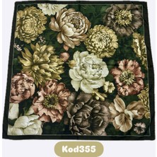 Şakayık Desen Soft Eşarp