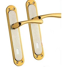 Abnturk Metali 1.kalite Oda Kapı Kolu Seti Saten-Gold