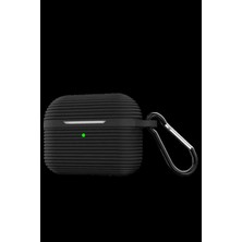 Pileli Store Newface Airpods Pro 3 (3.nesil) Raven Silikon Kılıf - Siyah