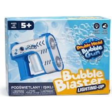 Mega Oyuncak Bubble Blaster Işıklı ve Müzikli Çift Çıkışlı Köpük Tabancası Yeşil