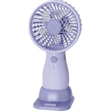 Mi7a El Tipi Mini Fan Şarjlı Vantilatör (3 Kademeli Hız Ayarı)