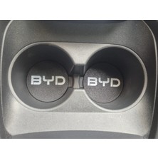 YSN Sounds Byd Araç Bardaklık Altlığı , Byd Şişe ve Bardak Altlığı, Byd Logolu Oto Bardaklık Altlığı