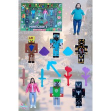 Brother Toys 17 Parça Garrett Garrison Steve Oyuncak Figürleri Minecraft Venom