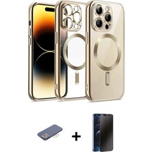 DS LLC Ieg™ iPhone 12 Pro Kılıf Nova Işık Özel Seri - Siyah 3D Antistatik Hayalet Cam Ekran Koruyucu