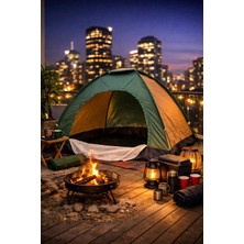 Munico Hafif Taşınabilir Manuel Kurulum Geniş Aile Kampı Festival Çadırı 6 Kişilik Kamp Çadırı Aile